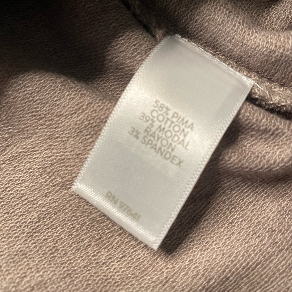 Pure Jill Pima Cotton Cowl Neck Dress – MP Soft Cocoa - Picture 8 of 9